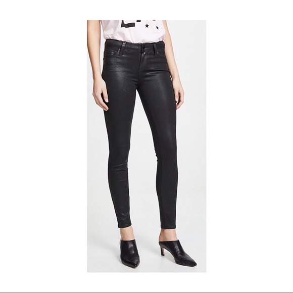 PAIGE Pants - PAIGE Verdugo Ultra Skinny in Black Fog Luxe